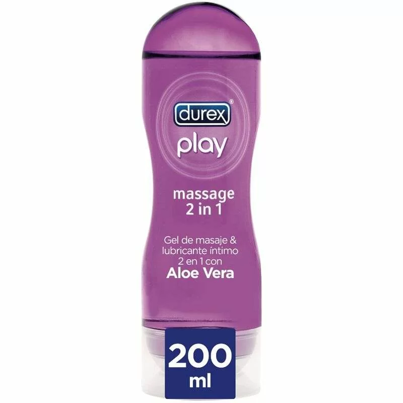 Olio Massaggio e Lubrificante Durex 2 in 1 Aloe Vera