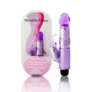 Mini Vibratore Rabbit Naughty Puppy colore Viola